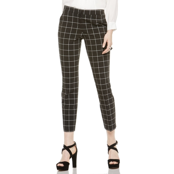 Vince Camuto Pants - ⬇️$22 Vince Camuto Career grid print cropped pant